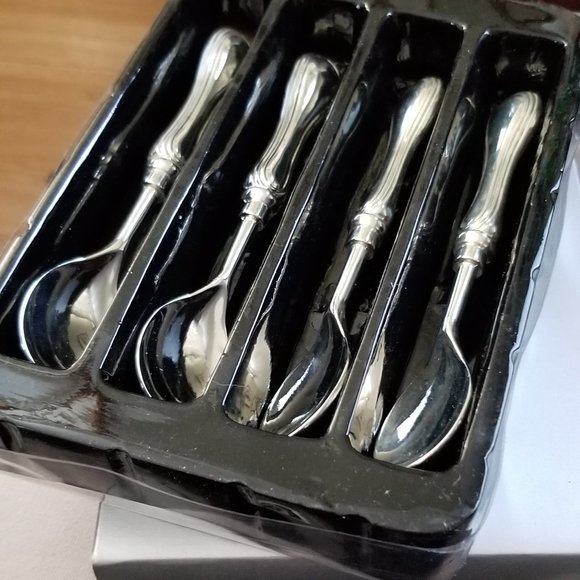 Boxed set of coffee/dessert spoons - Picture 4 of 4